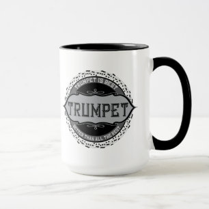 Trompet Beste Muziek Nota Cirkel Mok