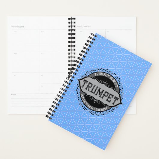 Trompet Beste Muziek Nota Cirkel Planner (Display)