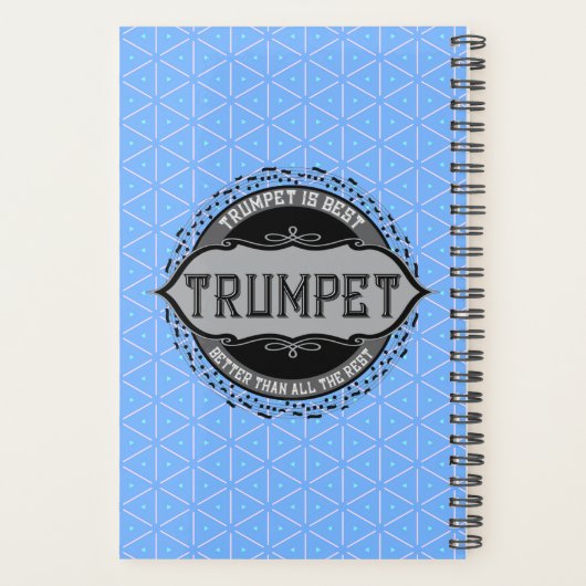 Trompet Beste Muziek Nota Cirkel Planner (Achterkant)
