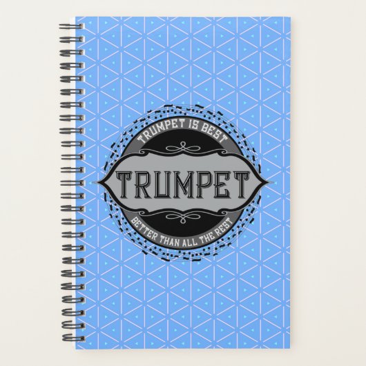 Trompet Beste Muziek Nota Cirkel Planner (Voorkant)