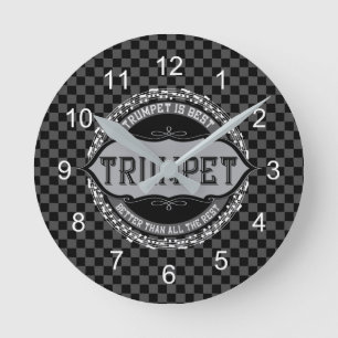 Trompet Beste Muziek Nota Cirkel Ronde Klok