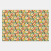 Trompet Bloem Gift Wrap Inpakpapier Vel (Voorkant 3)