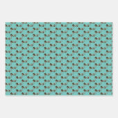 Trompet Brass Muzikaal Ontwerp Inpakpapier Vel (Voorkant 3)