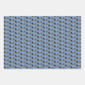 Trompet Brass Muzikaal Ontwerp Inpakpapier Vel (Voorkant 2)