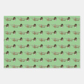 Trompet Brass Muzikaal Ontwerp Inpakpapier Vel (Voorkant)