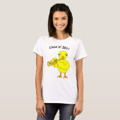 Trompet Chick Afstudeerder T-shirt (Voorkant volledig)