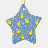 Trompet Chick Muzieknoten Keramisch Ornament (Links)