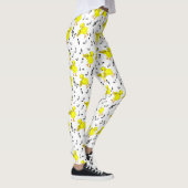 Trompet Chick Muzieknoten Leggings (Rechts)