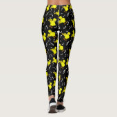 Trompet Chick Muzieknoten Leggings (Achterkant)