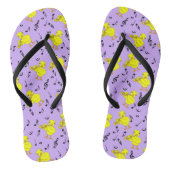 Trompet Chick Muzieknoten Teenslippers (Voetbed)