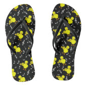 Trompet Chick Muzieknoten Teenslippers (Voetbed)
