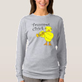 Trompet Chick Tekst T-shirt (Voorkant)