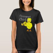 Trompet Chick Tekst T-shirt (Voorkant)