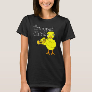 Trompet Chick Tekst T-shirt