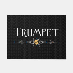 Trompet decoratieve lijn deurmat