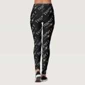 Trompet decoratieve lijn leggings (Achterkant)