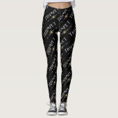 Trompet decoratieve lijn leggings (Voorkant)