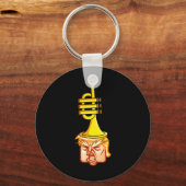 Trompet deel 3 sleutelhanger (Voorkant)
