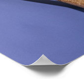 Trompet en houten stop poster (Hoek)