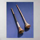 Trompet en houten stop poster (Voorkant)