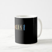 Trompet Evolutie Koffiemok (Voorkant rechts)