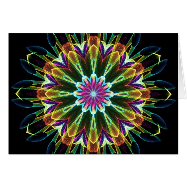 Trompet Flower kaleidoscoop (Voorkant Horizontaal)