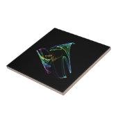 Trompet Fractal Tegeltje (Zijkant)