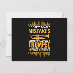 Trompet Grappige Muzikant Bandspeler Trompettist C