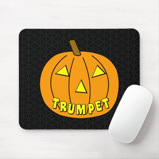 Trompet Halloween Pumpkin Muismat (Met muis)