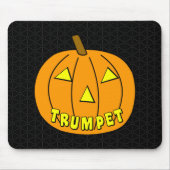 Trompet Halloween Pumpkin Muismat (Voorkant)