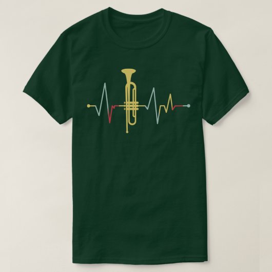 Trompet Hartslag 5 T-shirt (Design voorkant)