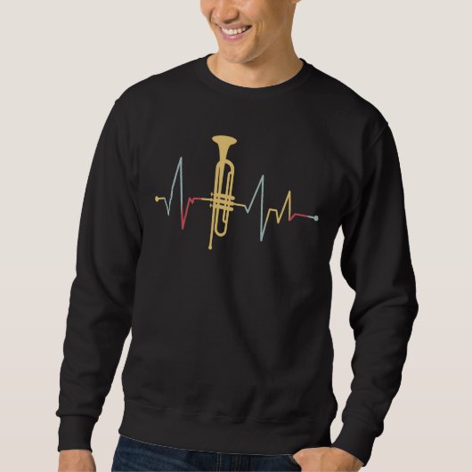 Trompet Hartslag Trui (Voorkant)