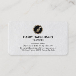Trompet Icon Trumpeter Premium Business Card Visitekaartje