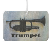Trompet Jazzy Muziekinstrument Luchtverfrisser (Achterkant)