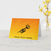 Trompet Kaart (Gele Bloem)