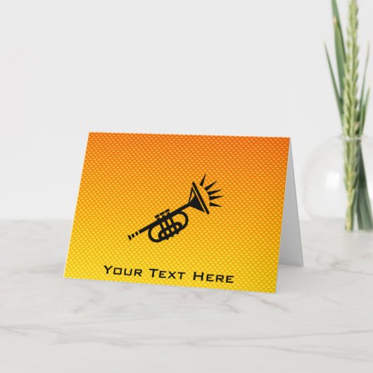 Trompet Kaart (Voorkant)