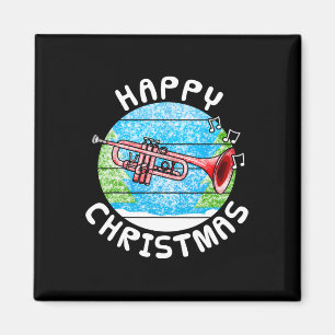 Trompet Kerst Trompettist Br Muzikant Muziekleraar Magneet