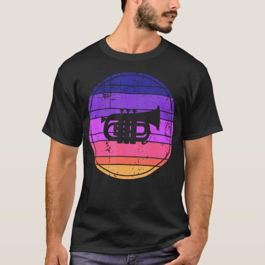 Trompet Koper Instrument T-shirt (Voorkant)