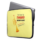 trompet laptop sleeve (Voorkant Links)