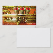 Trompet leraar messing instrument muziekleraar visitekaartje (Voorkant / Achterkant)