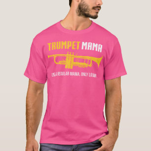 Trompet Mama Funny Schattigee Marching Band T-shirt