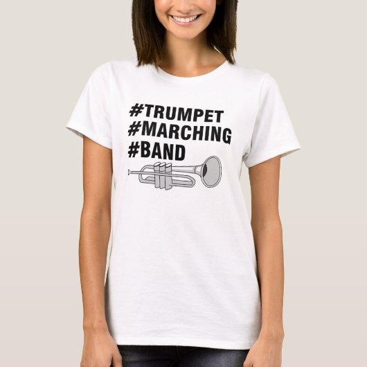 Trompet Marching Band T-shirt (Voorkant)