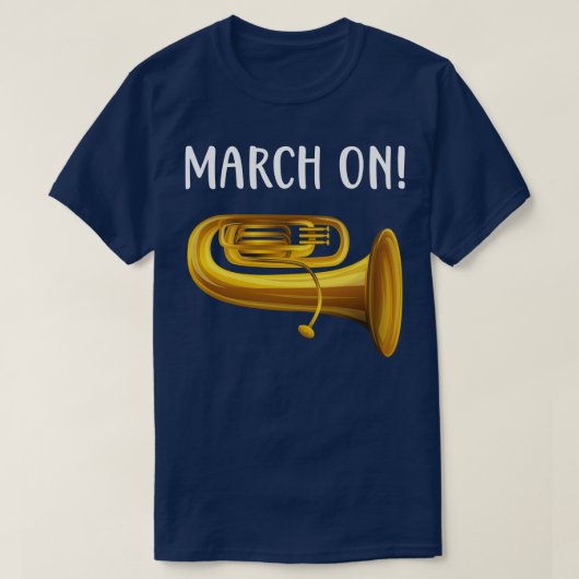Trompet Marching Brass Muzikanten T-shirt (Design voorkant)