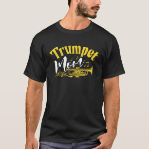 Trompet Moeder Marching Band Voor Vrouwen Moeder M T-shirt