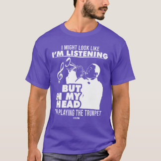 Trompet muziek club muziekleraar familie t-shirt