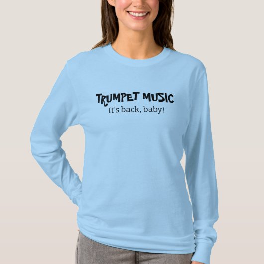 Trompet Muziek Fandom shirt (Voorkant)
