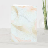 Trompet Muziekinstrument Gepersonaliseerde Verjaar Kaart (Achterkant)