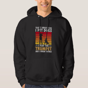 Trompet Muziekinstrument Trompettist Honden Trompe Hoodie