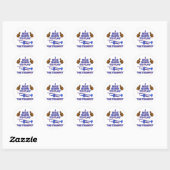trompet Muzikale design Ronde Sticker (Vel)