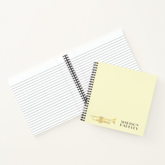 Trompet Muzikant Band Docent Notitieboek (Binnen)